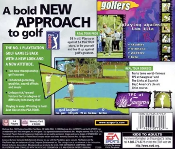 PGA Tour 97 (JP) box cover back